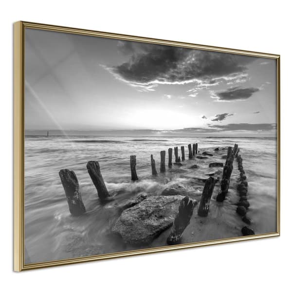 Inramad Poster / Tavla - Old Breakwater