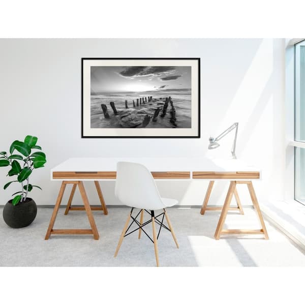 Inramad Poster / Tavla - Old Breakwater