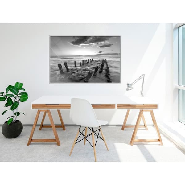 Inramad Poster / Tavla - Old Breakwater