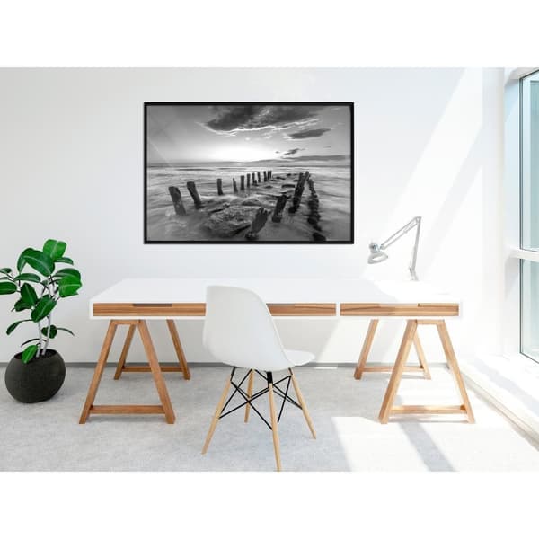 Inramad Poster / Tavla - Old Breakwater
