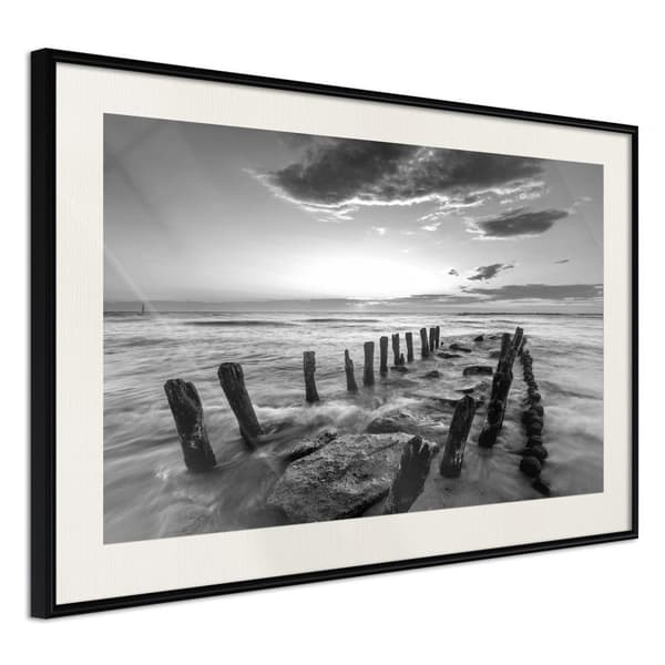 Inramad Poster / Tavla - Old Breakwater
