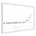 Miniatyrbild 8 av 11: Inramad Poster / Tavla - Birds on a Wire