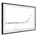 Miniatyrbild 4 av 11: Inramad Poster / Tavla - Birds on a Wire