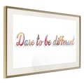 Miniatyrbild 9 av 11: Inramad Poster / Tavla - Dare to Be Yourself