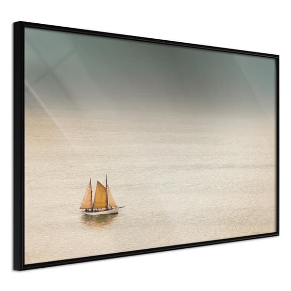 Inramad Poster / Tavla - Lonely Cruise