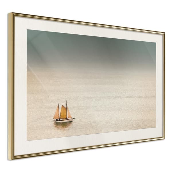 Inramad Poster / Tavla - Lonely Cruise
