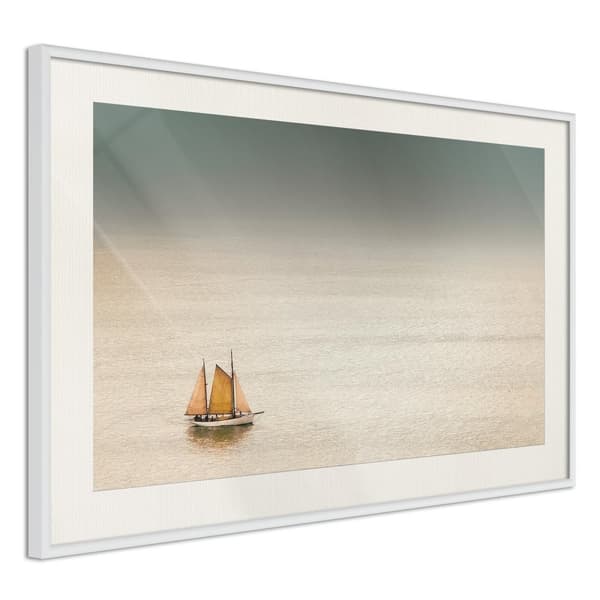 Inramad Poster / Tavla - Lonely Cruise