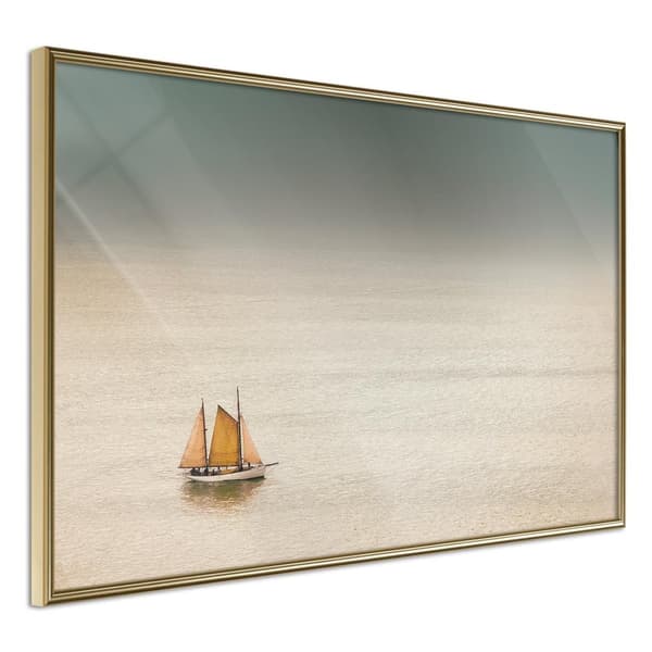 Inramad Poster / Tavla - Lonely Cruise