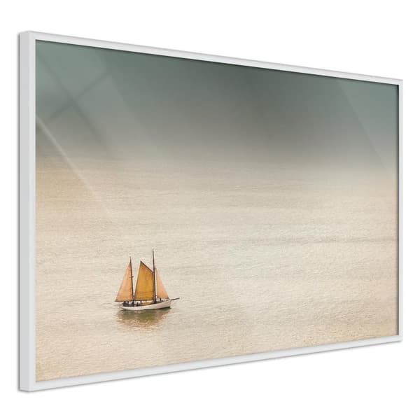 Inramad Poster / Tavla - Lonely Cruise