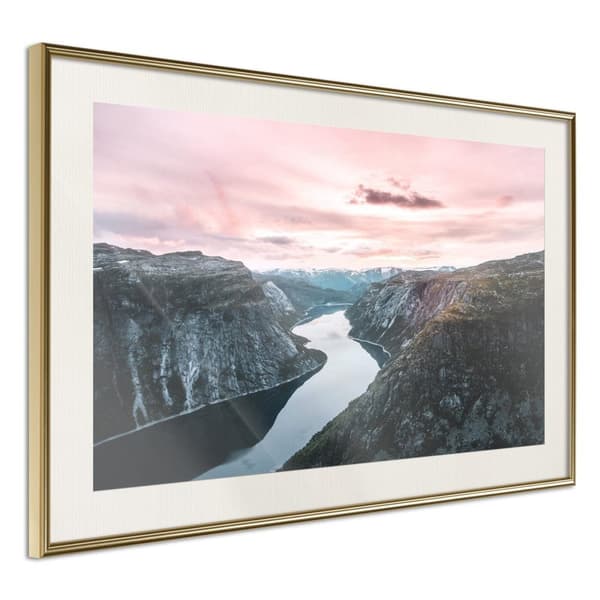 Inramad Poster / Tavla - Stunning View