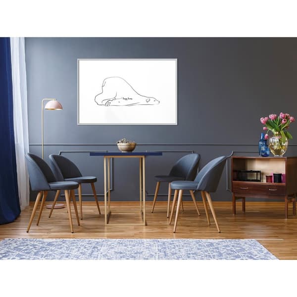 Inramad Poster / Tavla - Resting Polar Bear