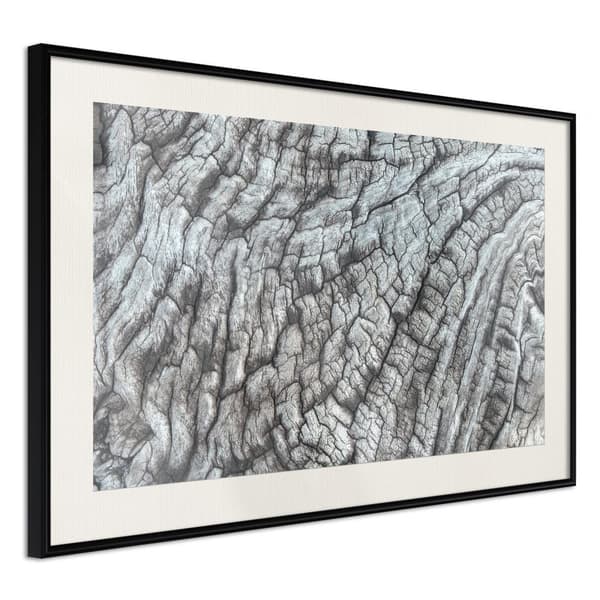 Inramad Poster / Tavla - Carved with Fire