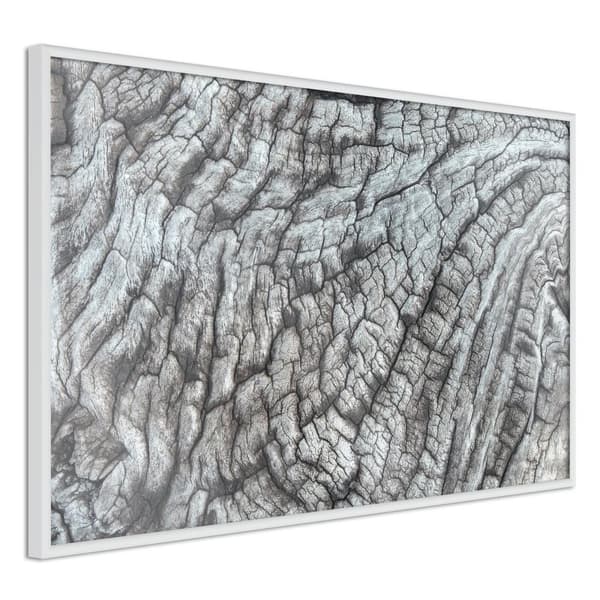 Inramad Poster / Tavla - Carved with Fire