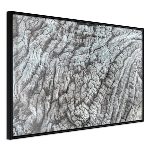 Inramad Poster / Tavla - Carved with Fire