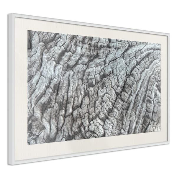 Inramad Poster / Tavla - Carved with Fire