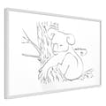 Miniatyrbild 8 av 11: Inramad Poster / Tavla - Resting Koala