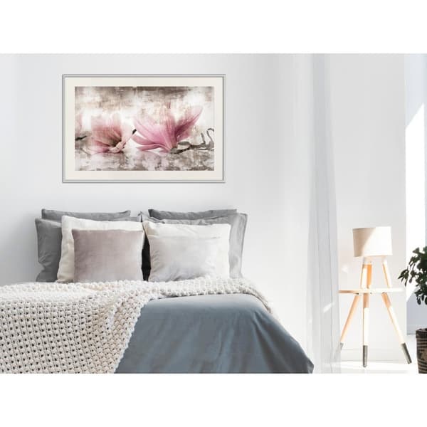 Inramad Poster / Tavla - Picked Magnolias