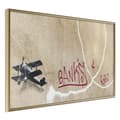Miniatyrbild 1 av 11: Inramad Poster / Tavla - Banksy: Love Plane