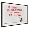 Miniatyrbild 4 av 11: Inramad Poster / Tavla - Banksy: If Graffiti Changed Anything