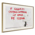 Miniatyrbild 9 av 11: Inramad Poster / Tavla - Banksy: If Graffiti Changed Anything