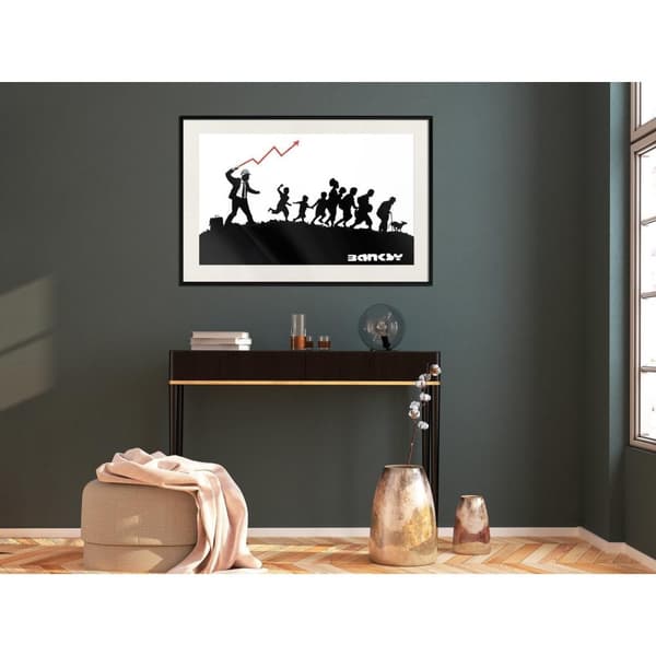 Inramad Poster / Tavla - Banksy: The Whip