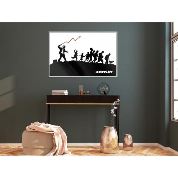Inramad Poster / Tavla - Banksy: The Whip