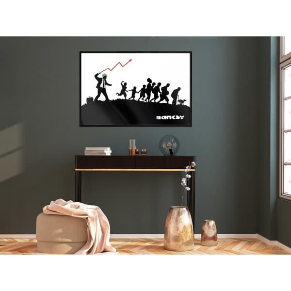 Inramad Poster / Tavla - Banksy: The Whip