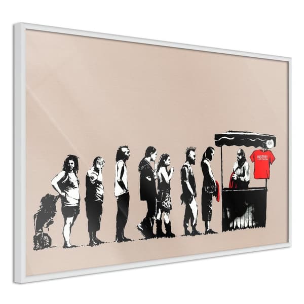 Inramad Poster / Tavla - Banksy: Festival