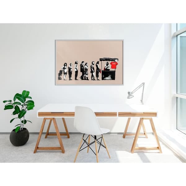 Inramad Poster / Tavla - Banksy: Festival