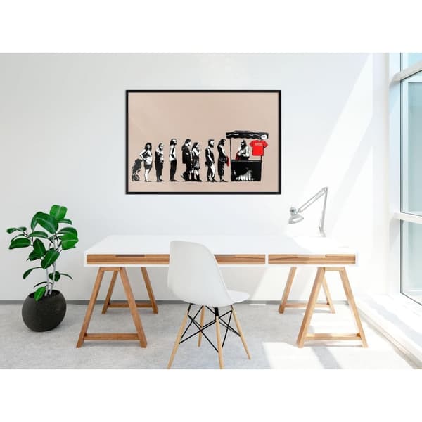 Inramad Poster / Tavla - Banksy: Festival