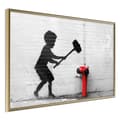 Miniatyrbild 1 av 11: Inramad Poster / Tavla - Banksy: Hammer Boy