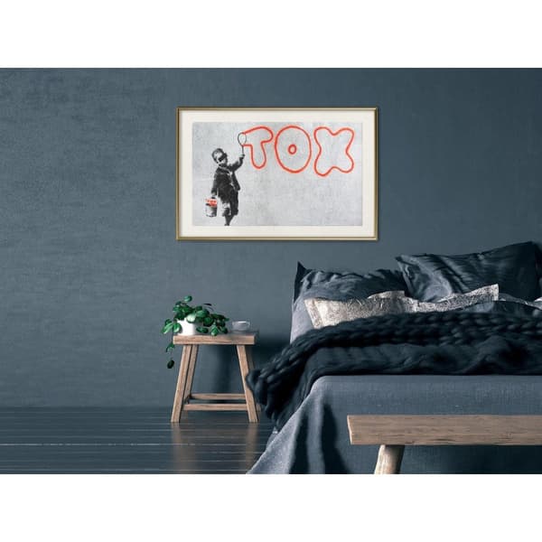 Inramad Poster / Tavla - Banksy: Tox