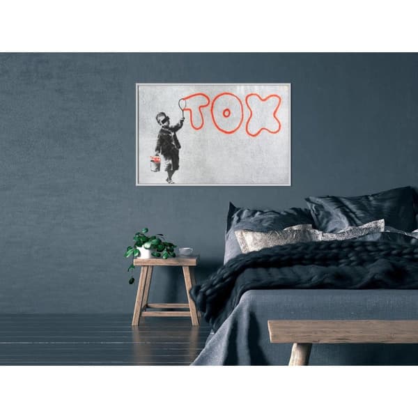Inramad Poster / Tavla - Banksy: Tox