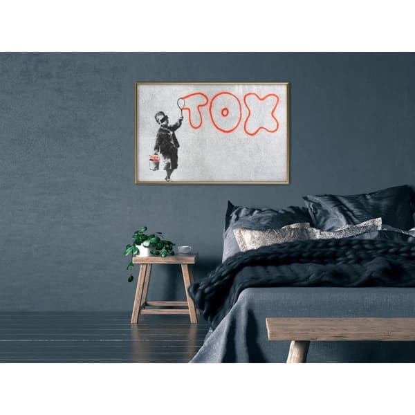 Inramad Poster / Tavla - Banksy: Tox