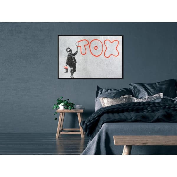 Inramad Poster / Tavla - Banksy: Tox