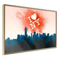 Miniatyrbild 1 av 11: Inramad Poster / Tavla - Inscription Above the City