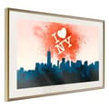 Miniatyrbild 9 av 11: Inramad Poster / Tavla - Inscription Above the City