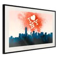 Miniatyrbild 1 av 11: Inramad Poster / Tavla - Inscription Above the City