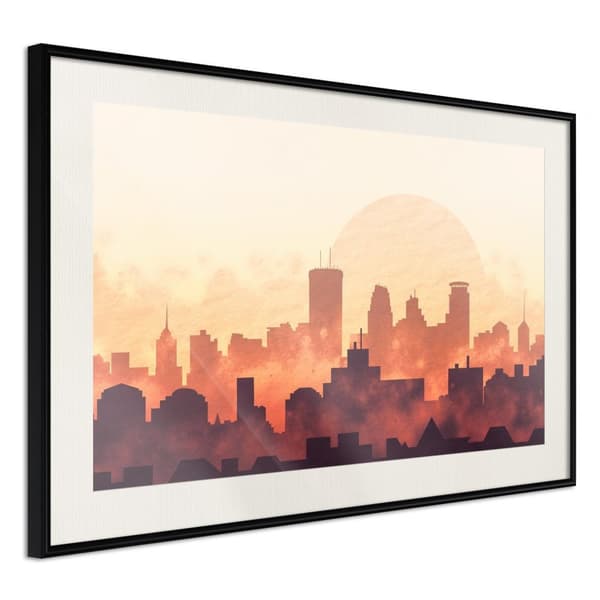 Inramad Poster / Tavla - Melancholy of Sunset