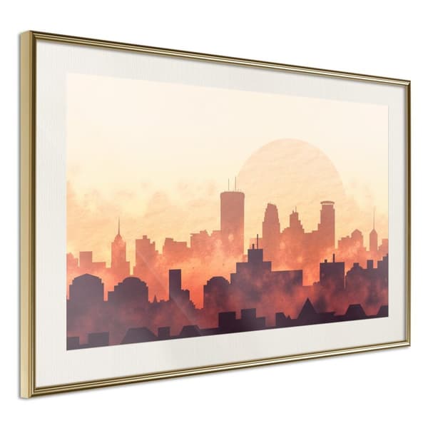 Inramad Poster / Tavla - Melancholy of Sunset