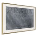 Miniatyrbild 9 av 11: Inramad Poster / Tavla - Prada (Grey)