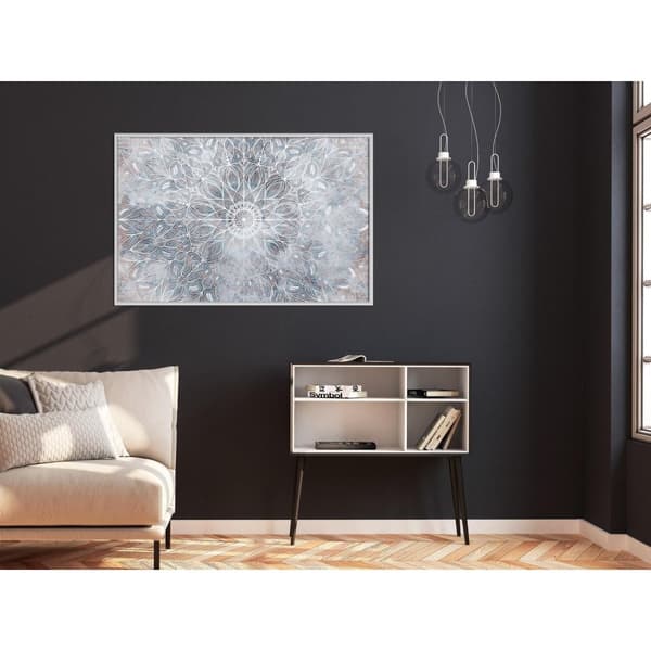 Inramad Poster / Tavla - Winter Mandala