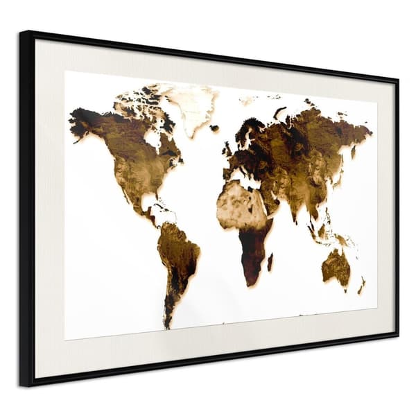 Inramad Poster / Tavla - Our World