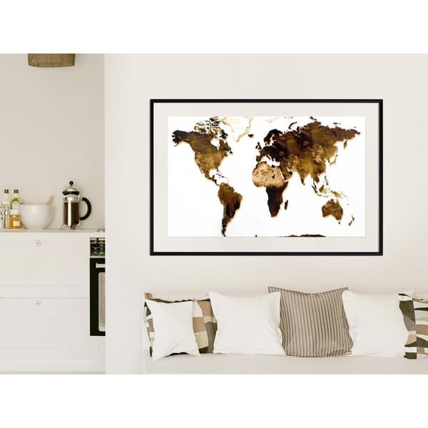 Inramad Poster / Tavla - Our World