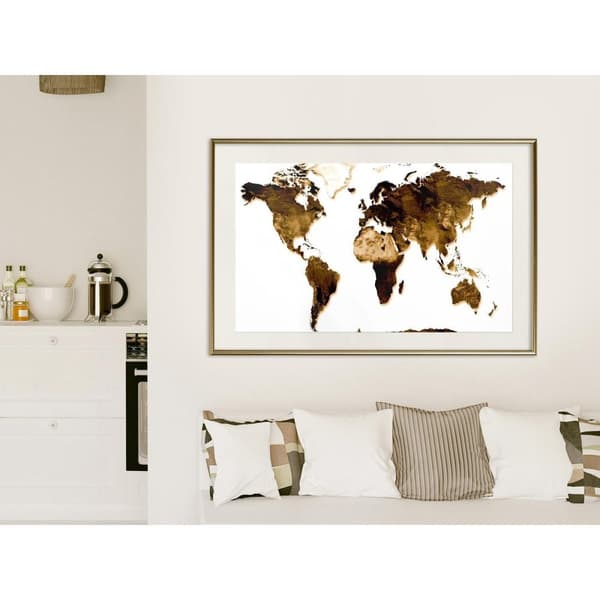 Inramad Poster / Tavla - Our World
