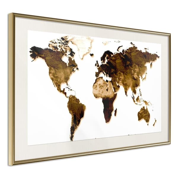 Inramad Poster / Tavla - Our World