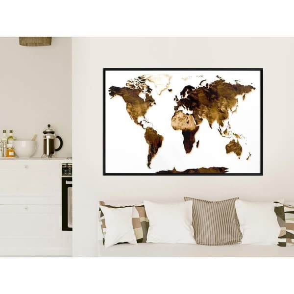 Inramad Poster / Tavla - Our World