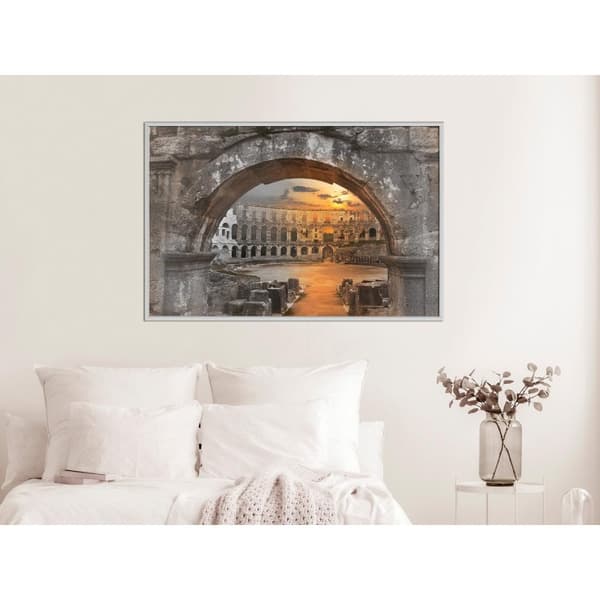 Inramad Poster / Tavla - Sunset in the Ancient City
