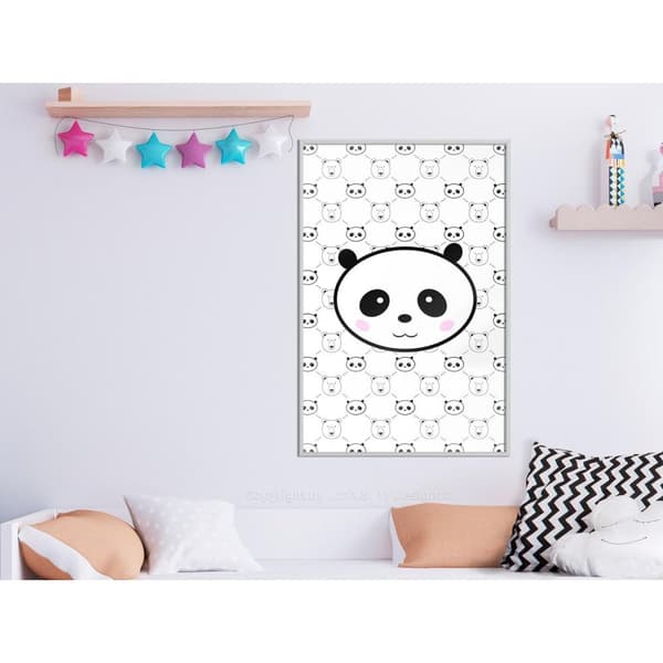 Inramad Poster / Tavla - Panda and Friends