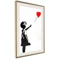 Miniatyrbild 9 av 11: Inramad Poster / Tavla - Banksy: Girl with Balloon I